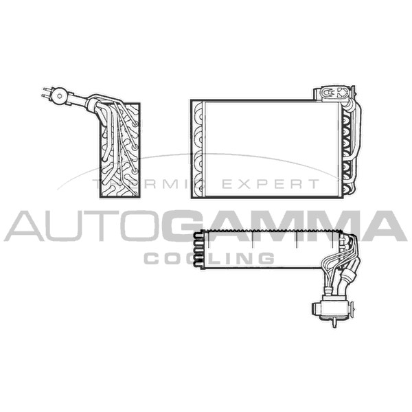 Слика на Испарувач на клима уред AUTOGAMMA 112047