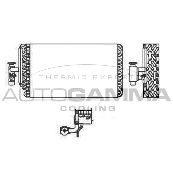 Слика на Испарувач на клима уред AUTOGAMMA 112149