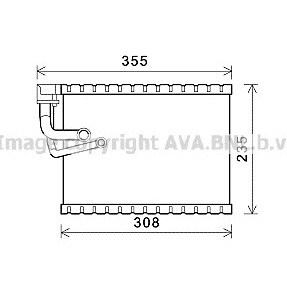 Слика на Испарувач на клима уред AVA QUALITY COOLING AIV327 за Audi A5 Sportback (8TA) 2.0 TDI quattro - 170 коњи дизел