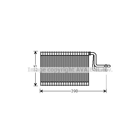 Слика на Испарувач на клима уред AVA QUALITY COOLING BWV365 за BMW 3 Touring E91 318 d - 136 коњи дизел