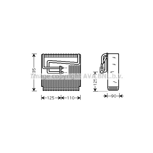 Слика на Испарувач на клима уред AVA QUALITY COOLING DWV064