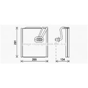 Слика 1 $на Испарувач на клима уред AVA QUALITY COOLING KAV292