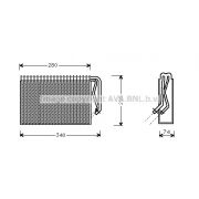 Слика 1 $на Испарувач на клима уред AVA QUALITY COOLING OLV311