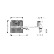 Слика 1 на Испарувач на клима уред AVA QUALITY COOLING VNV055