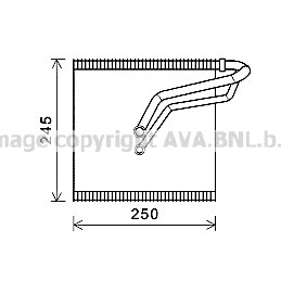 Слика на Испарувач на клима уред AVA QUALITY COOLING VNV387 за VW Golf 7 (5G1) 1.4 TSI - 150 коњи бензин