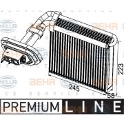 Слика 1 на Испарувач на клима уред HELLA BEHR  SERVICE  PREMIUM LINE 8FV 351 330-791