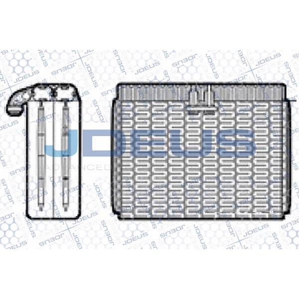 Слика на Испарувач на клима уред JDEUS RA9230511 за  Renault Espace 3 (JE0) 2.2 dCi (JEOS) - 115 коњи дизел