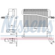 Слика 1 на Испарувач на клима уред NISSENS 92091