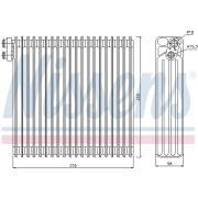 Слика 1 $на Испарувач на клима уред NISSENS 92213