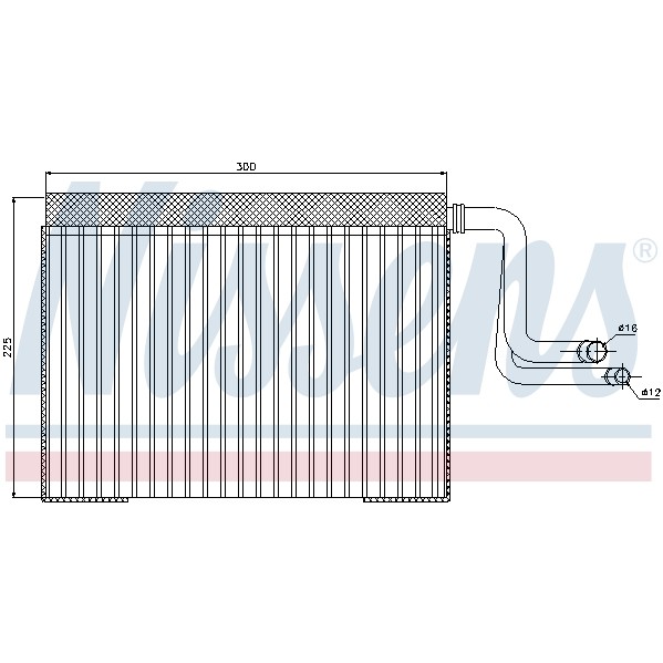 Слика на Испарувач на клима уред NISSENS 92268 за BMW 3 Coupe E92 320 i - 170 коњи бензин