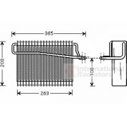 Слика 1 на Испарувач на клима уред VAN WEZEL 4000V039