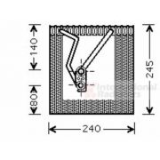 Слика 2 на Испарувач на клима уред VAN WEZEL 5800V241