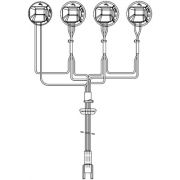 Слика 1 на кабел адаптер, главен фар HELLA 8KA 155 372-001