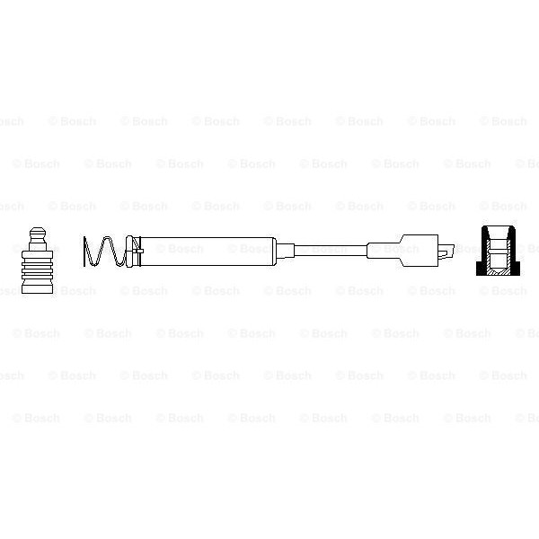 Слика на кабел за свеќици BOSCH 0 986 356 081 за Opel Vectra A Hatchback 1.4 S - 75 коњи бензин