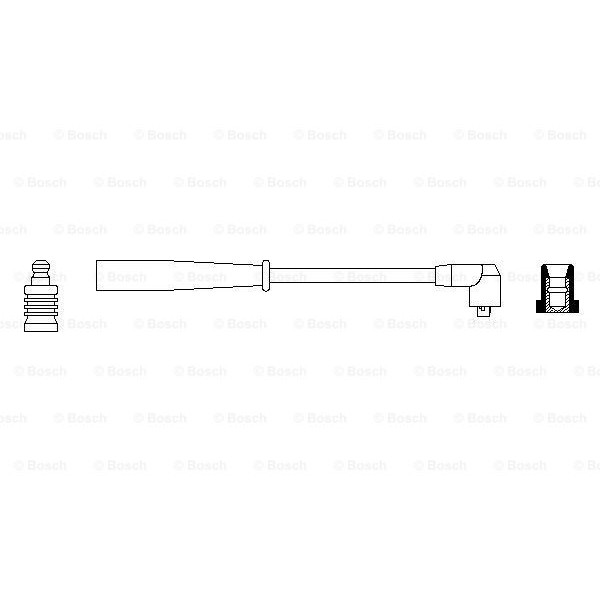 Слика на кабел за свеќици BOSCH 0 986 356 095 за Ford Escort MK 4 (gaf,awf,abft) 1.6 - 79 коњи бензин