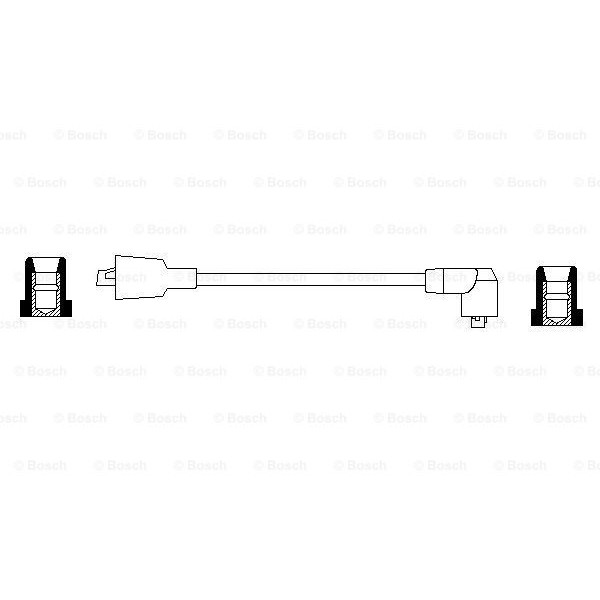 Слика на кабел за свеќици BOSCH 0 986 356 096 за Lada Cevaro (2108, 2109) 1300 - 65 коњи бензин