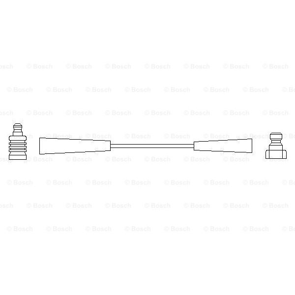 Слика на кабел за свеќици BOSCH 0 986 356 136 за Peugeot 605 Saloon 2.0 - 114 коњи бензин