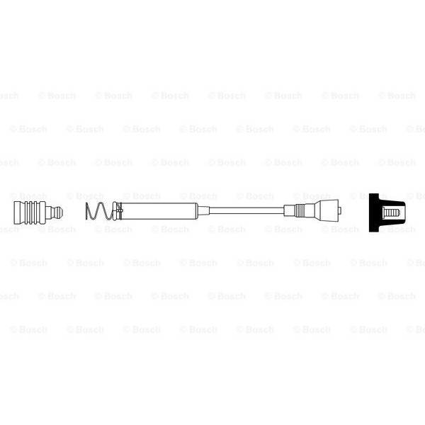 Слика на кабел за свеќици BOSCH 0 986 356 224 за Opel Calibra A 2.0 i 4x4 - 115 коњи бензин