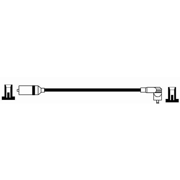 Слика на кабел за свеќици NGK 36045 за VW Polo 3 Classic (6kv2) 100 - 100 коњи бензин