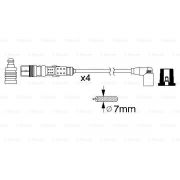 Слика 5 на кабли за свеќици - комплет сет кабли BOSCH 0 986 356 312