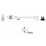 Слика 5 на кабли за свеќици - комплет сет кабли BOSCH 0 986 356 767