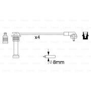 Слика 5 на кабли за свеќици - комплет сет кабли BOSCH 0 986 356 805