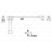 Слика 5 на кабли за свеќици - комплет сет кабли BOSCH 0 986 356 821