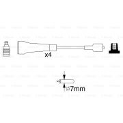 Слика 5 на кабли за свеќици - комплет сет кабли BOSCH 0 986 356 967