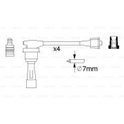 Слика 5 на кабли за свеќици - комплет сет кабли BOSCH 0 986 356 974