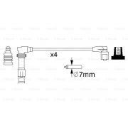Слика 5 $на Кабли за свеќици - комплет сет кабли BOSCH 0 986 356 986