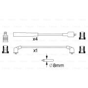 Слика 5 на кабли за свеќици - комплет сет кабли BOSCH 0 986 357 129