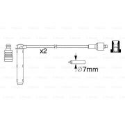 Слика 5 на кабли за свеќици - комплет сет кабли BOSCH 0 986 357 154