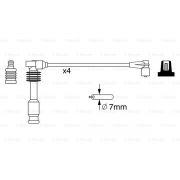 Слика 5 на кабли за свеќици - комплет сет кабли BOSCH 0 986 357 237