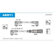 Слика 1 $на Кабли за свеќици - комплет сет кабли JANMOR ABM11