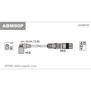 Слика 1 $на Кабли за свеќици - комплет сет кабли JANMOR ABM80P