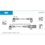 Слика 1 $на Кабли за свеќици - комплет сет кабли JANMOR M6