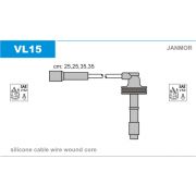 Слика 1 на кабли за свеќици - комплет сет кабли JANMOR VL15