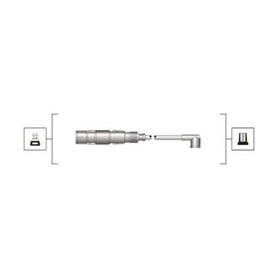 Слика на кабли за свеќици - комплет сет кабли MAGNETI MARELLI 941319170025 за VW Passat 6 Sedan (B6,3c2) 1.6 - 102 коњи бензин