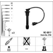 Слика 1 на кабли за свеќици - комплет сет кабли NGK 2706