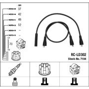 Слика 1 $на Кабли за свеќици - комплет сет кабли NGK 7104