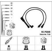 Слика 1 $на Кабли за свеќици - комплет сет кабли NGK 7109