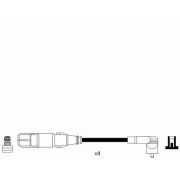 Слика 2 $на Кабли за свеќици - комплет сет кабли NGK 7302
