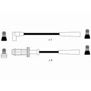 Слика 2 на кабли за свеќици - комплет сет кабли NGK 7371
