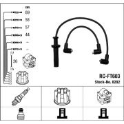 Слика 1 $на Кабли за свеќици - комплет сет кабли NGK 8202