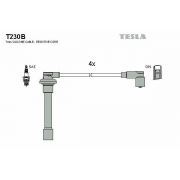 Слика 1 на кабли за свеќици - комплет сет кабли TESLA T230B