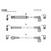 Слика 1 на кабли за свеќици - комплет сет кабли TESLA T269B