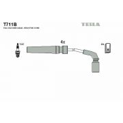 Слика 1 на кабли за свеќици - комплет сет кабли TESLA T711B