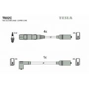 Слика 1 на кабли за свеќици - комплет сет кабли TESLA Original T802C