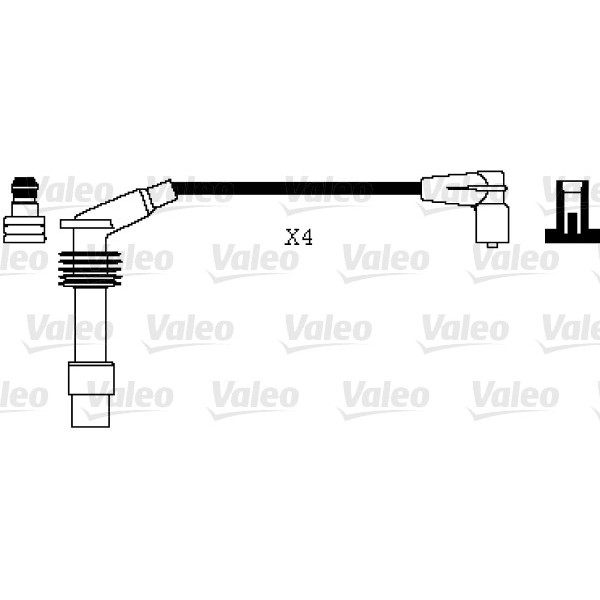Слика на кабли за свеќици - комплет сет кабли VALEO 346074 за Opel Astra F Van 1.6 i - 71 коњи бензин