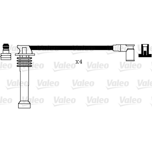 Слика на кабли за свеќици - комплет сет кабли VALEO 346104 за Ford Mondeo 3 Estate (BWY) 2.0 16V - 146 коњи бензин